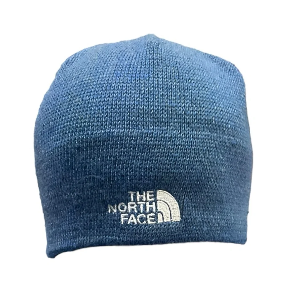 🏔️ THE NORTH FACE Blue Knit Beanie 💨 Cold-Weather Essential‎